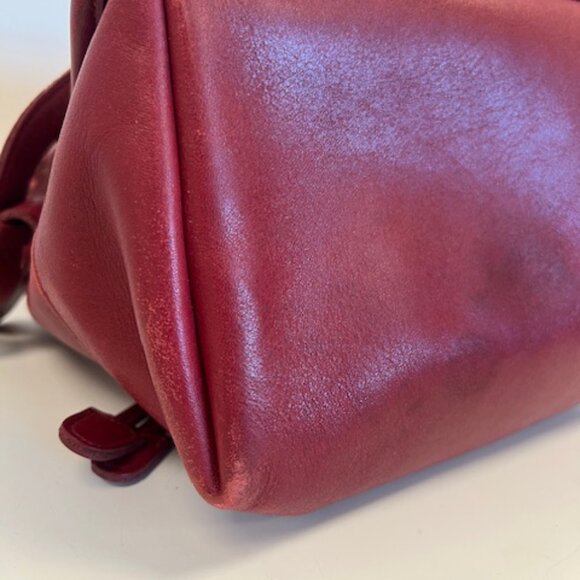 COACH backpack shoulder red color - Picture 7 of 9